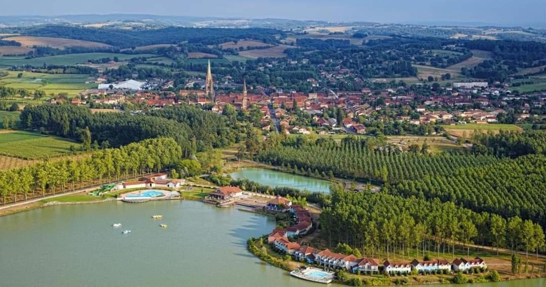appartement au calme face au lac Marciac Extérieur photo